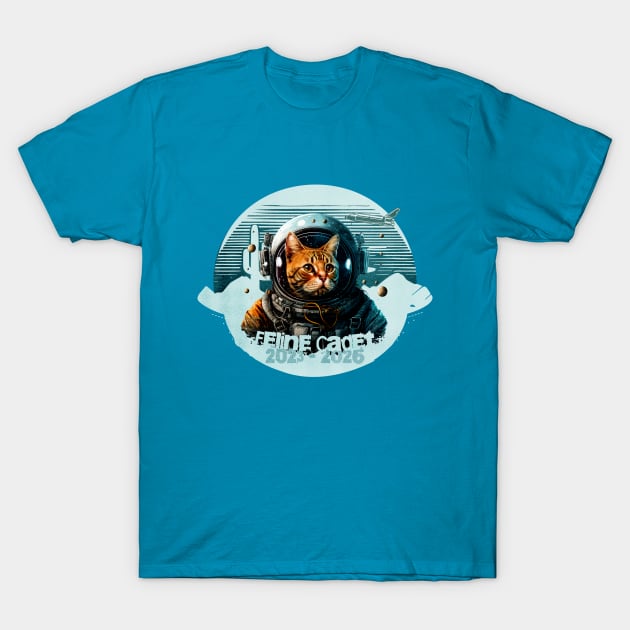 FELINE SPACE CADET T-Shirt by AnnMarie